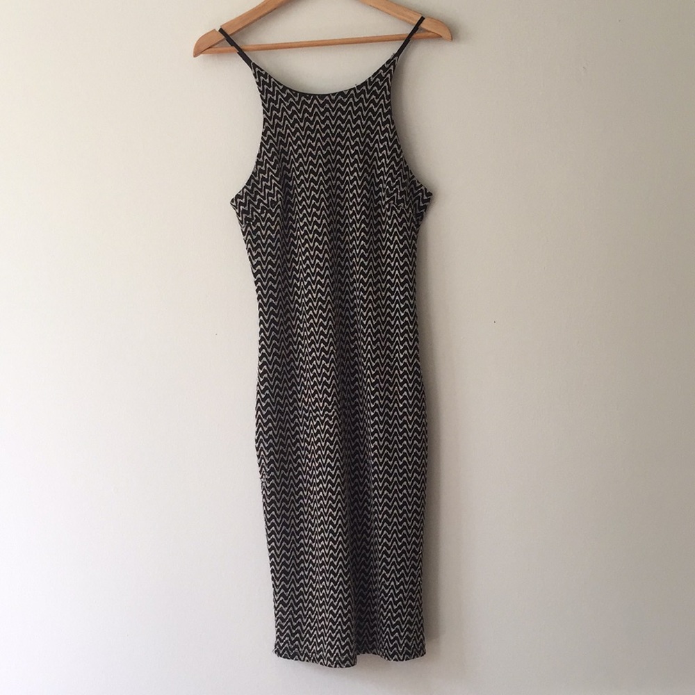 AQUA Halter neck sheath dress Size Small